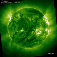 Latest image by SOHO EIT 195A