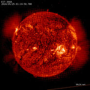 Latest image by SOHO EIT 304A