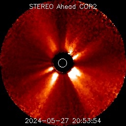 Visible planets on Stereo Ahead Coronagraph 2