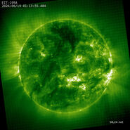 Latest image by SOHO EIT 195A