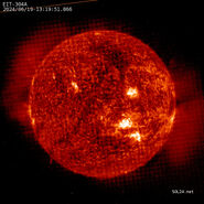 Latest image by SOHO EIT 304A