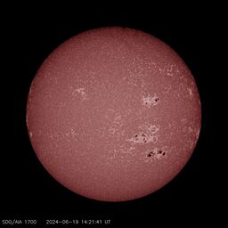 Latest image from SDO AIA 1700A
